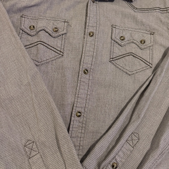 Cody James Authentic Western Long Sleeve Snap Shirt – Size XL - Picture 3 of 4